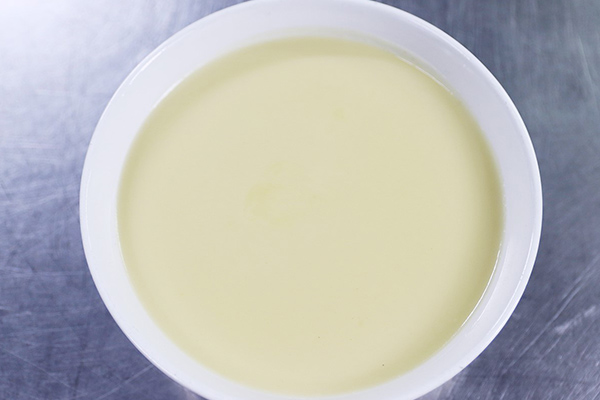 thành phẩm xốt veloute do học viên thực hiện