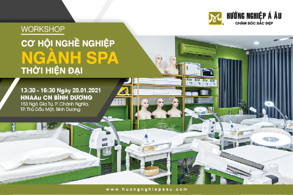 workshop cơ hội nghề nghiệp ngành spa thời hiện đại