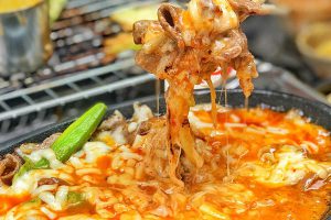 bò hàu xốt cay - xốt phô mai