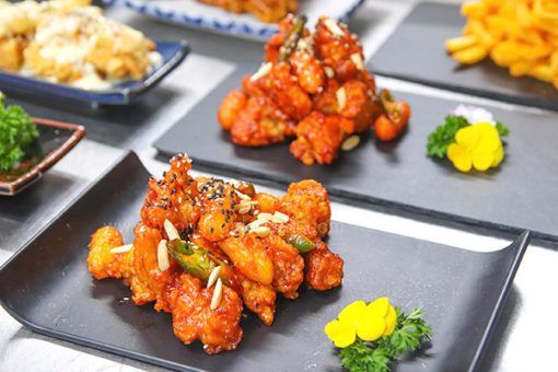 học làm gà rán