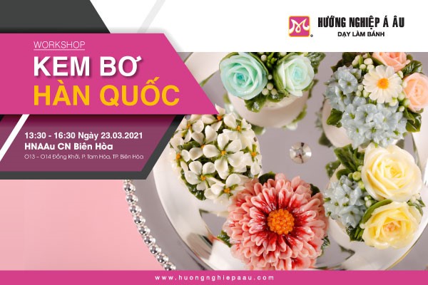 Workshop Kem Bơ Hàn Quốc biên hòa