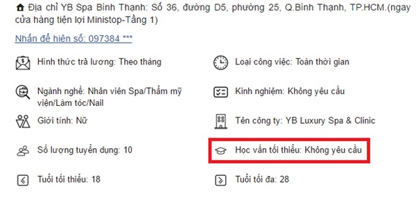 tin tuyển dụng nhân viên spa 2