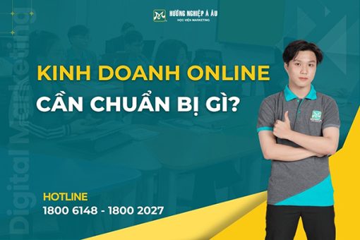 học chuẩn bị cho kinh doanh online