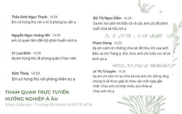 phản hồi của khách mời từ chương trình