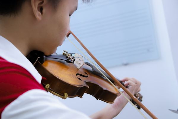 tư thế tay khi chơi violin