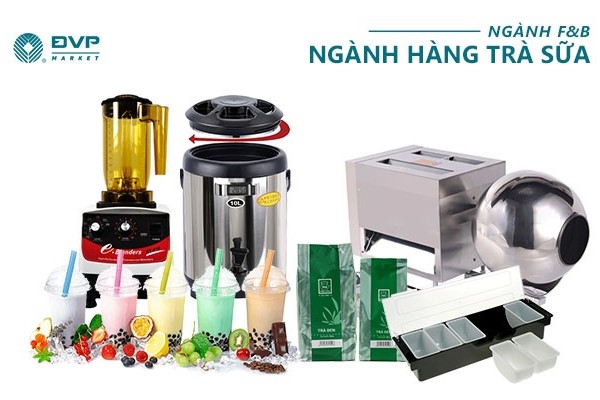 nguyên liệu thiết bị làm trà sữa