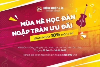 ưu đãi học viện âm nhạc á âu