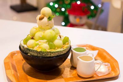 Bingsu dưa lưới thơm ngon