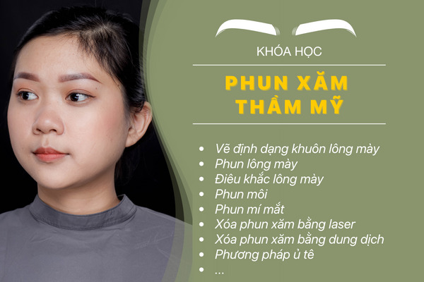 chương trình phun xăm HNAAu