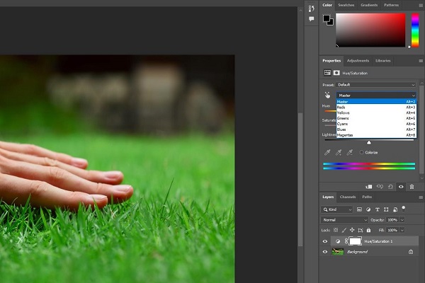 Photoshop cung cấp 6 kênh màu