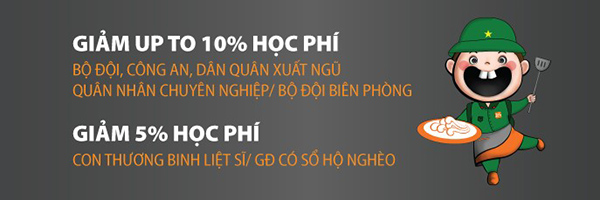 chính sách giảm học phí cho các học viên đặc biệt