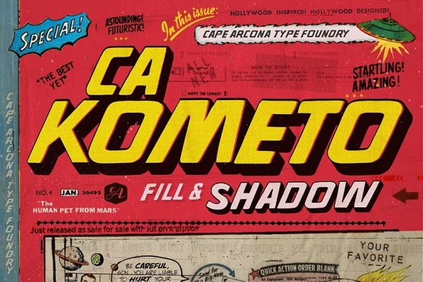 phông chữ truyện tranh ca kometo