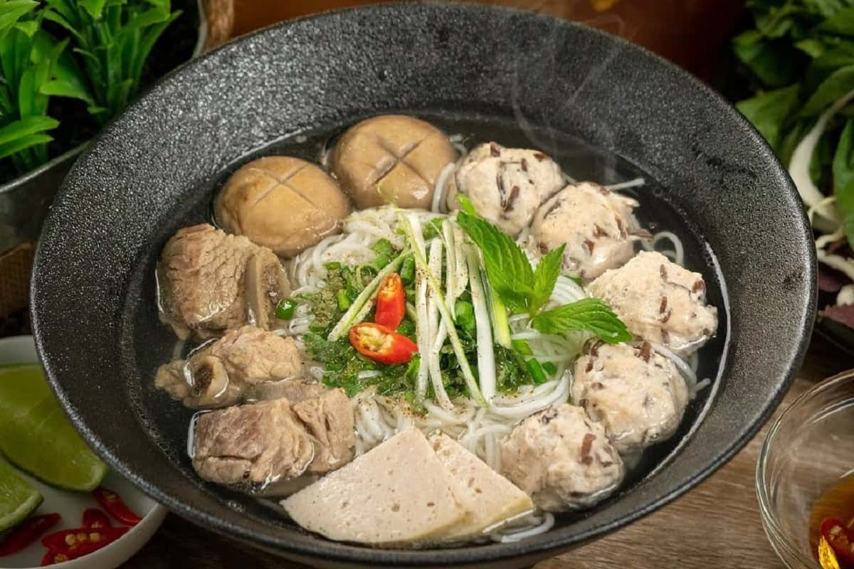 học nấu bún mọc
