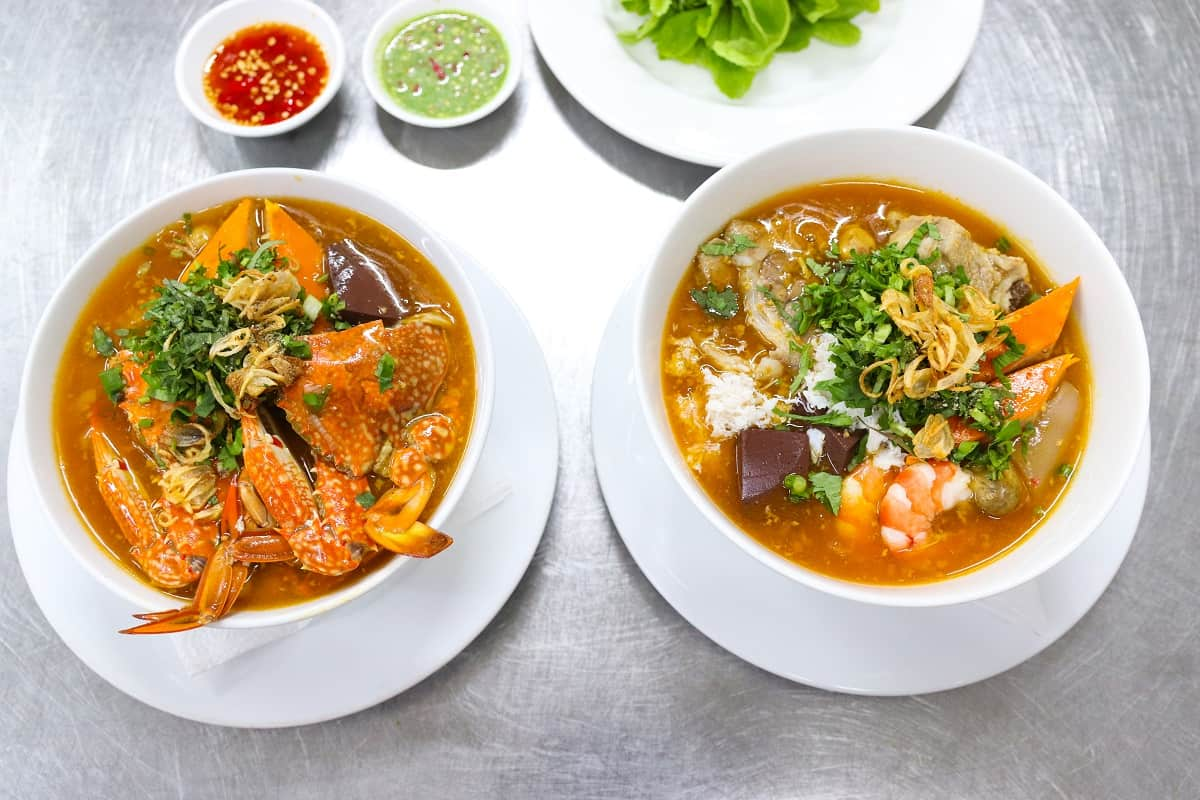 thành phẩm bánh canh từ học viên