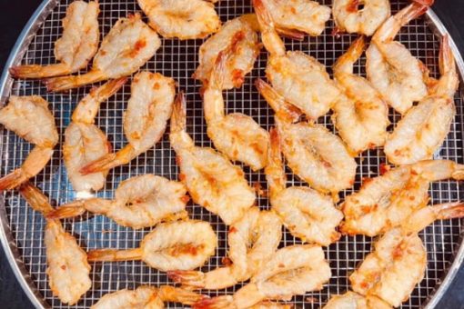 dạy làm tôm sấy dẻo ngũ vị