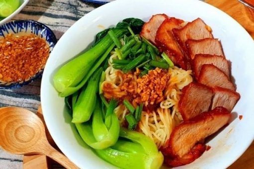 học làm mì trộn xá xíu