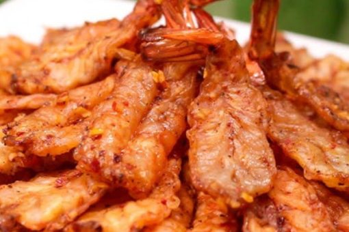 tôm sấy dẻo ngũ vị