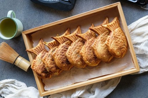 học làm bánh cá taiyaki