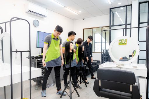 sản phẩm học viên lớp hair salon