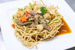 học làm mì xào