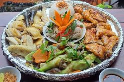 dạy làm xôi gà lên mâm