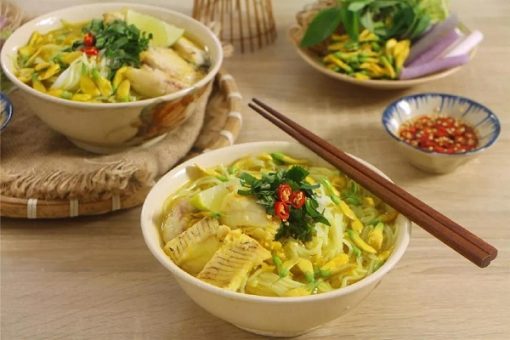 học cách nấu bún cá châu đốc