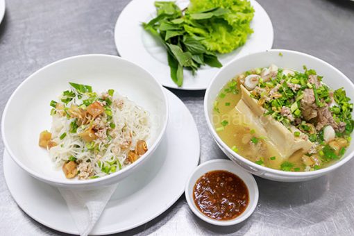 hướng dẫn trình bày phở khô