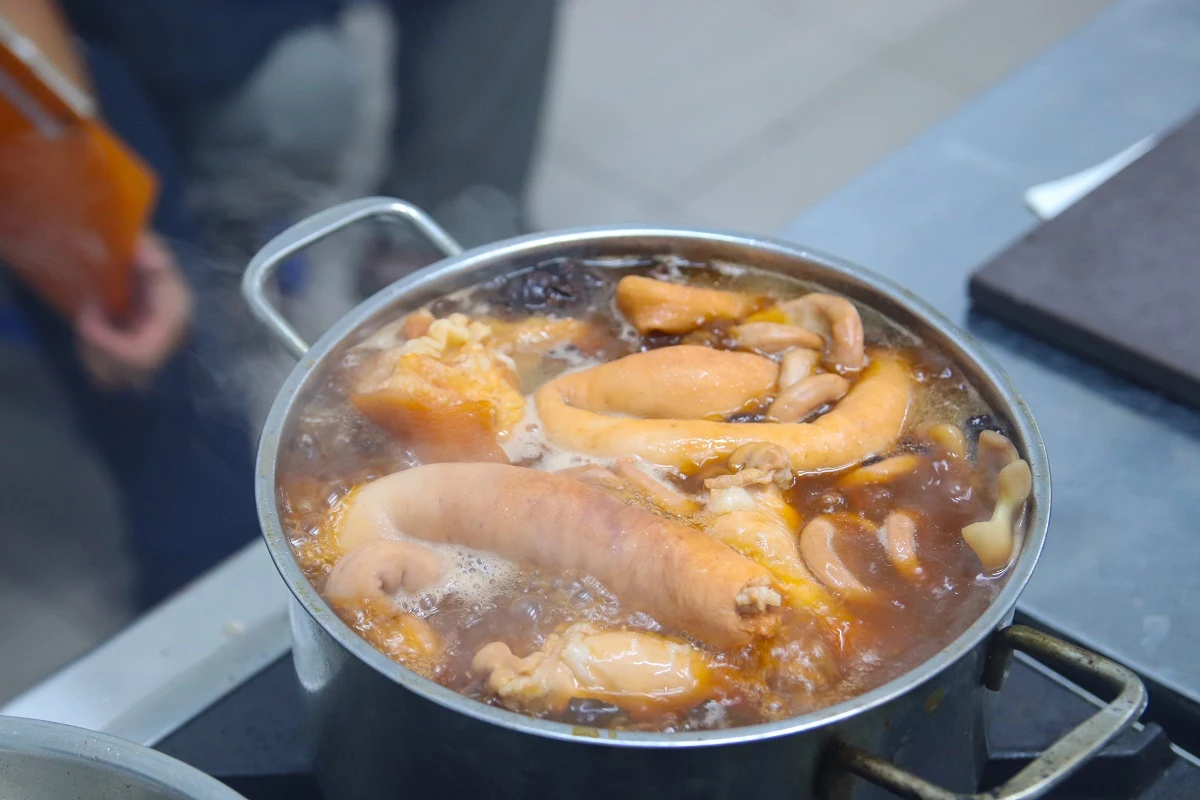 thực hành nấu phá lấu bò