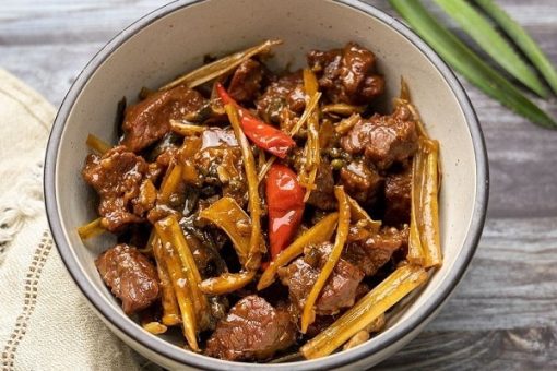 học làm bò kho sả kèm cơm cháy