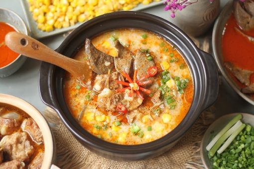 học nấu cháo sườn đài loan