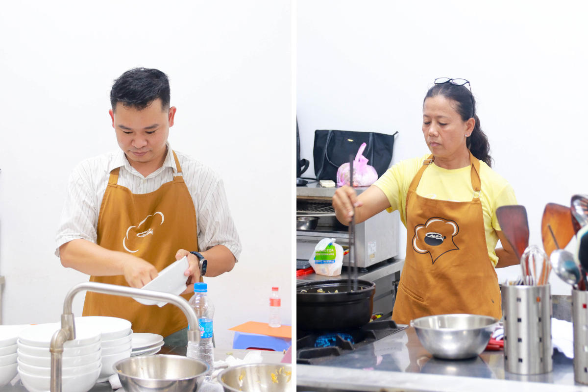 học viên lớp phở khô gia lai