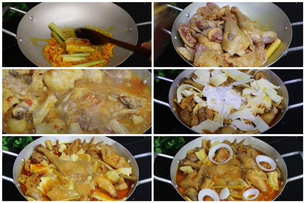 Hướng dẫn nấu gà giả cầy