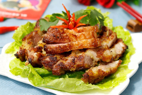 Má heo nướng muối ớt gây thương nhớ