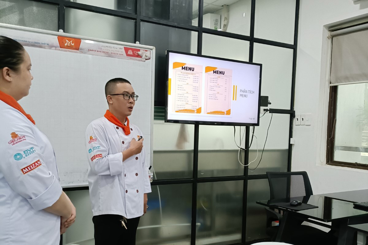 thuyết trình phân tích menu