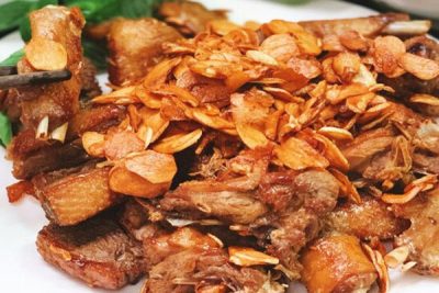 cách làm ngan cháy tỏi