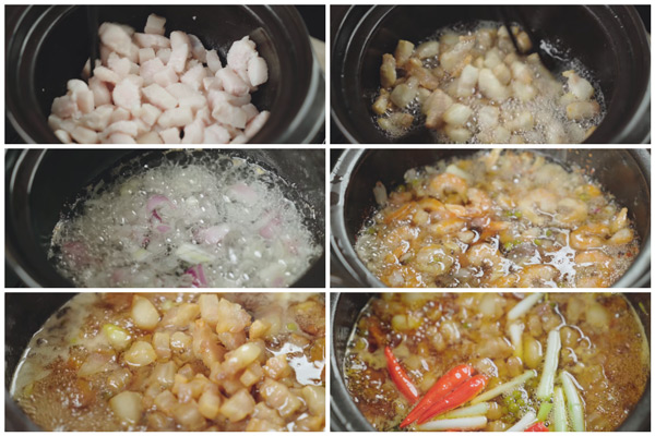 Cách làm nước mắm kho quẹt tôm khô 