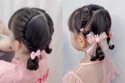 học tết tóc cho bé gái