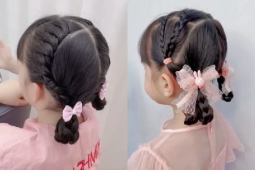 học tết tóc cho bé gái