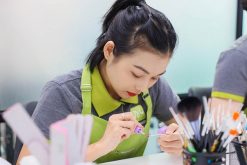 học thiết kế gel vân đá