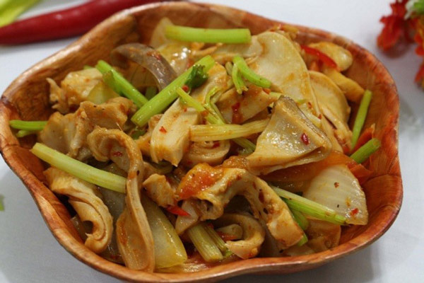 Bao Tử Heo Xào Cải Chua