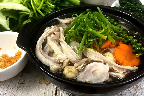 Có thể chấm bao tử hầm với muối tiêu chanh