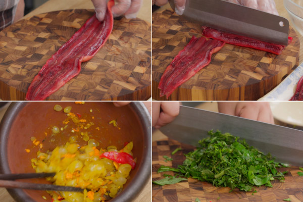 Lọc bỏ xương lươn là bước quan trọng