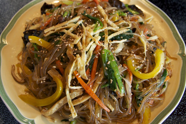 Miến trộn chay kiểu Hàn Quốc