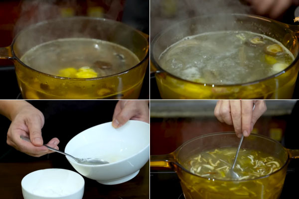 Nấu súp cho bé thì không nên nêm nếm quá nhiều gia vị