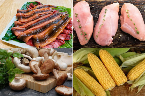 Nguyên liệu cần thiết để làm súp lươn cho bé ăn dặm