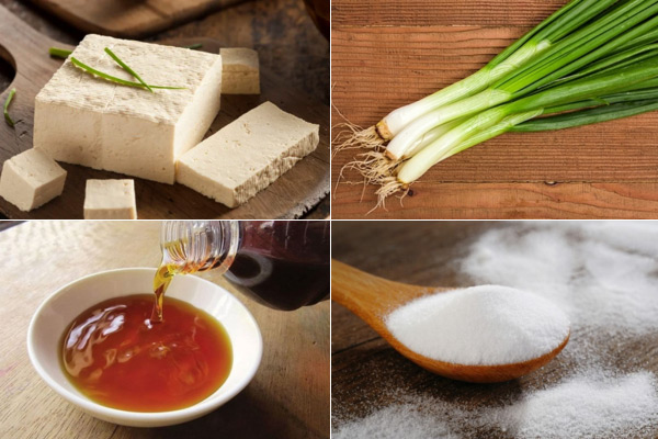 Nguyên Liệu Để Chế Biến Đậu Phụ Tẩm Hành