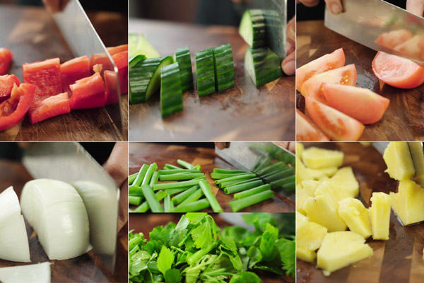 Chuẩn bị sẵn nguyên liệu trước khi làm