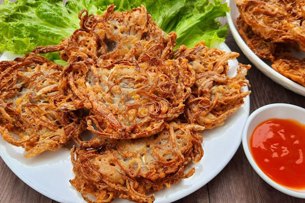 Hoa Chuối Chiên Bột