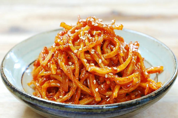 Mực Khô Xào Chua Ngọt