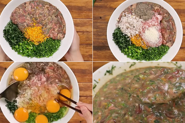 Trộn Hỗn Hợp Chả Rươi